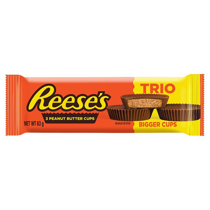 Reese's Peanut Butter Cups Trio 3 Pack Case 40 x 63g