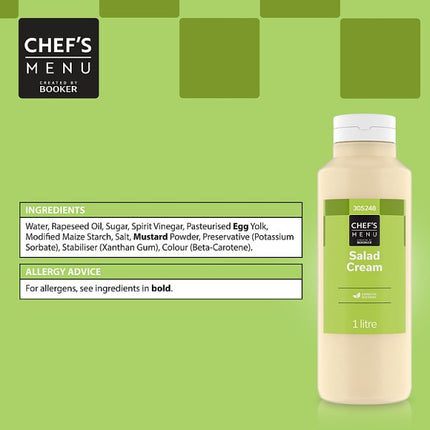 Salad Cream | Chef's Menu 1 Litre