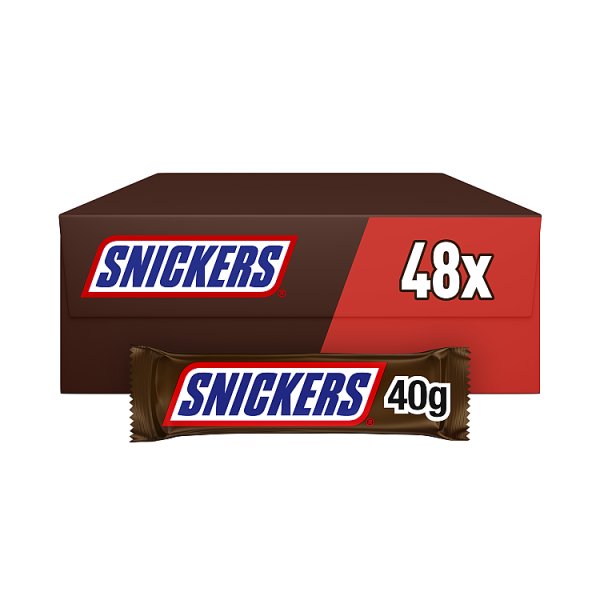Snickers - Peanut & Caramel Chocolate Bar 48 x 40g