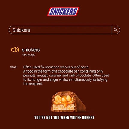 Snickers Chocolate Bar Case 48 x 48g