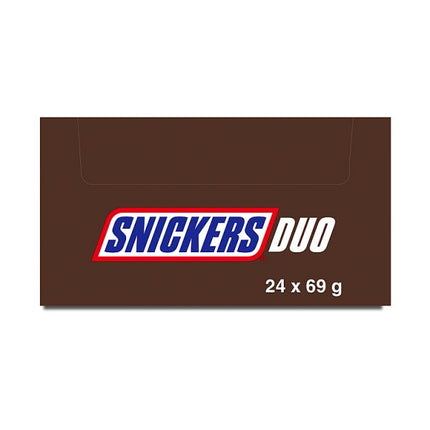 Snickers Duo Chocolate Bar Case 24 x 69g