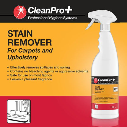 Stain Remover 1 x 1 Litre | Professional Upholstery & Carpet Cleaner