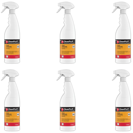 Stain Remover 6 x 1 Litre | Professional Upholstery & Carpet Cleaner