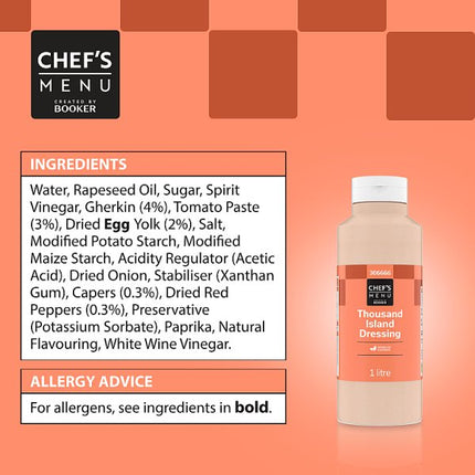 Thousand Island Dressing | Chef's Menu 1 Litre