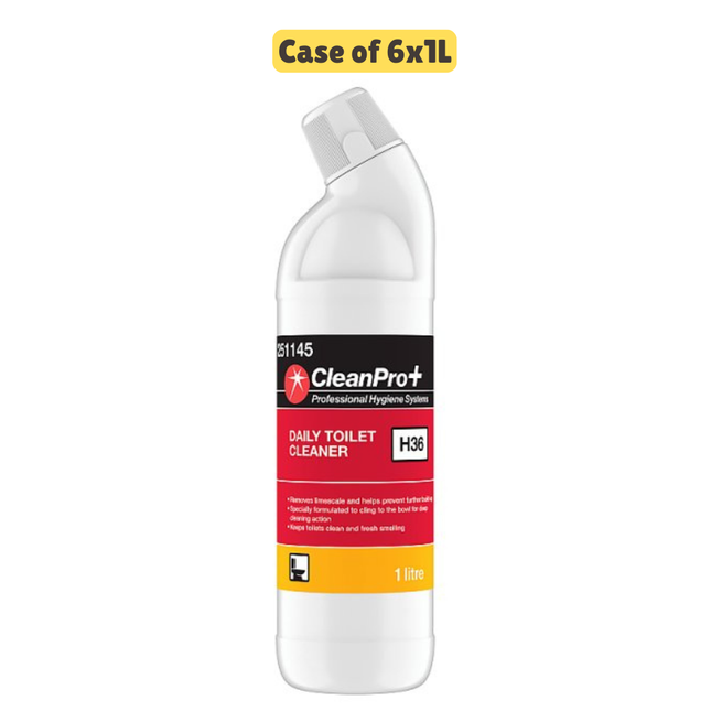 Toilet Cleaner 6 x 1L | CleanPro+ Daily Toilet Cleaner