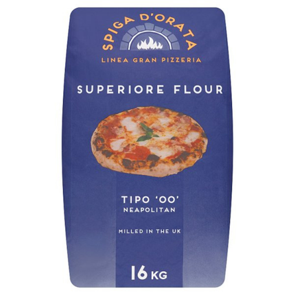 Spiga D'Orata Neapolitan Superiore Flour 16kg catering sack of Italian pizza flour for professional pizzerias and restaurants