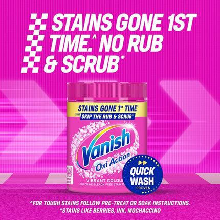 Vanish Gold Oxi Action Stain Remover Powder for Clothes 2.4kg