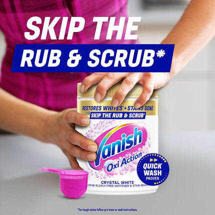 Vanish Oxi Action Stain Remover Powder 2.4kg | Crystal White