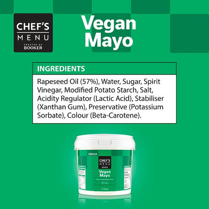 Vegan Mayonnaise | Chef's Menu 5 Litres