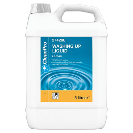 Washing Up Liquid 5L | CleanPro Lemon Washing Up Liquid