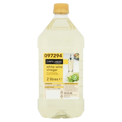 White Wine Vinegar | Chef's Larder 2 Litres