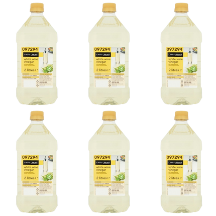 White Wine Vinegar | Chef's Larder Case of 6 x 2 Litres