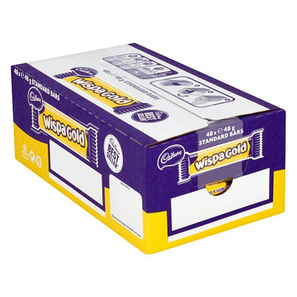 Wispa Gold Chocolate Bar 48 x 48g | Cadbury Wispa Gold