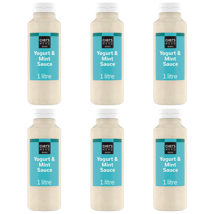 Yogurt & Mint Sauce | Chef's Menu Case of 6 x 1 Litre