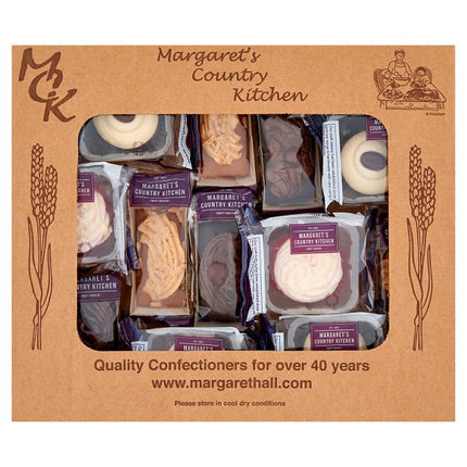Margaret's Country Kitchen assorted cupcakes and mini loaf cakes wholesale pack containing 12 bakery treats