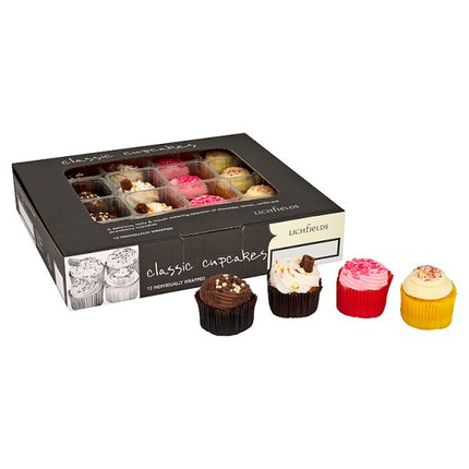 Lichfields 12 Classic Cupcakes
