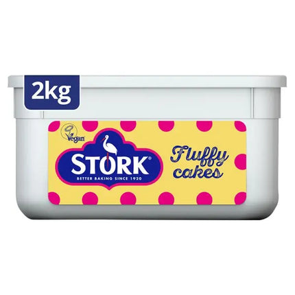 Stork baking margarine 2kg professional margarine tub for cakes pastries bakery and catering use