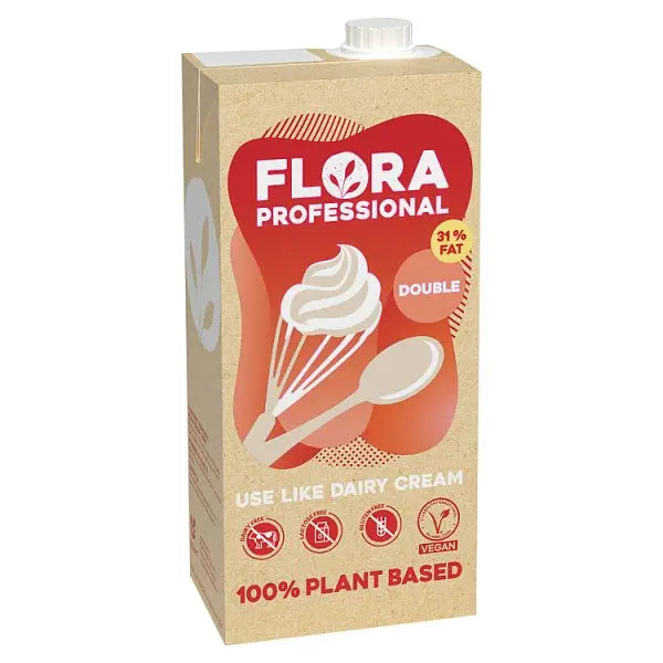 Flora Professional Plant Double Cream 1L The Catering Mart