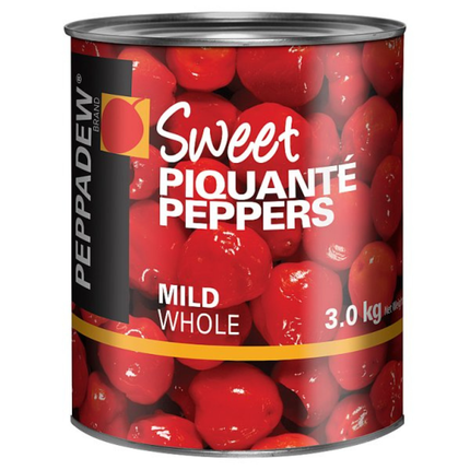 PEPPADEW Sweet Piquanté Peppers Mild Whole 3.0kg catering jar