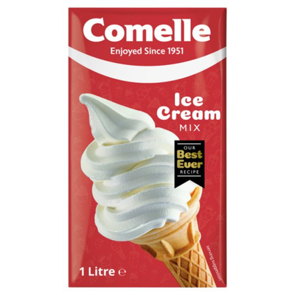 Comelle Ice Cream Mix 1 litre ready to use dessert mix for cafés, restaurants and hospitality businesses