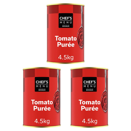 Chef's Menu Tomato Purée 3 x 4.5kg catering bulk case