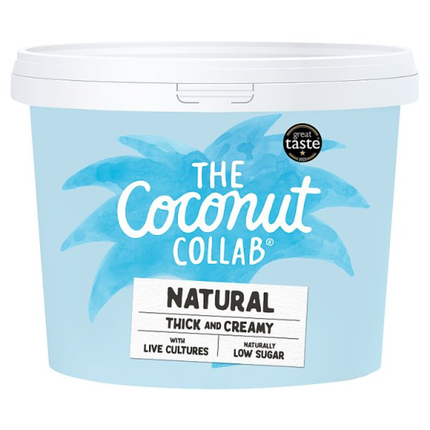 The Coconut Collab Natural Coconut Yogurt 1kg dairy-free plant-based yogurt tub for cafés, restaurants and catering