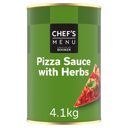 Chef's Menu Pizza Sauce with Herbs 4.1kg catering tin