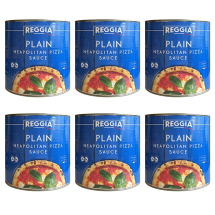 Reggia Plain Neapolitan Pizza Sauce 6 x 2550g catering bulk case