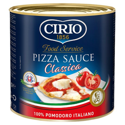 Cirio Food Service Pizza Sauce 2550g authentic Italian pizza tomato sauce in a catering tin