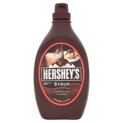 Hershey's Chocolate Flavour Syrup Topping 680g squeeze bottle for desserts, drinks and catering use
