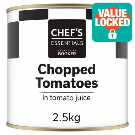 Chef's Essentials Chopped Tomatoes in Tomato Juice 2.5kg catering tin