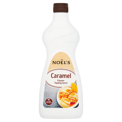 Noel's Caramel Flavour Topping Sauce 1kg bottle for desserts, drinks and catering use