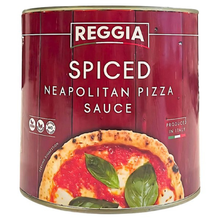 Reggia Spiced Neapolitan Pizza Sauce 2500g catering tin