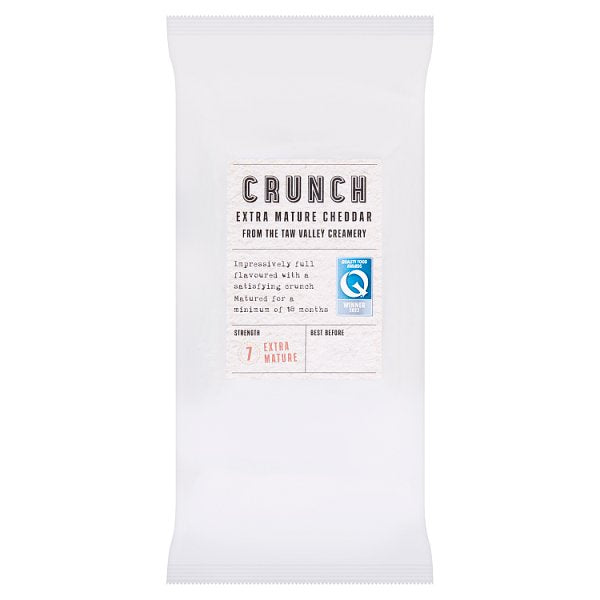 Crunch Extra Mature Cheddar Cheese 1kg | Strong Mature Cheddar Block