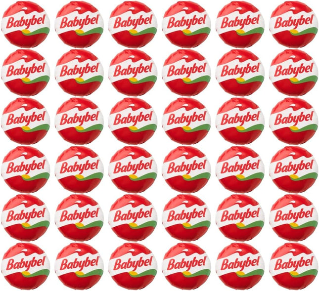 Mini Babybel Original cheese pack containing 36 individually wrapped cheese snack portions for lunchboxes and snacking