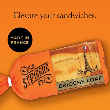 St Pierre Brioche Loaf 500g | Soft French Style Brioche Bread for Breakfast & Sandwiches