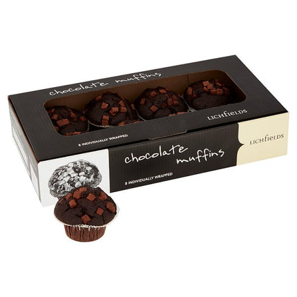 Lichfields 8 Chocolate Muffins 108g
