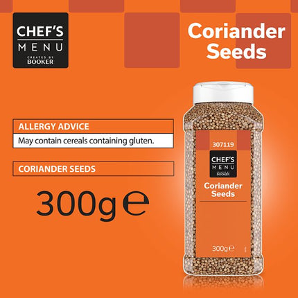 Chef's Menu Coriander Seeds 300g | Wholesale Catering Spice