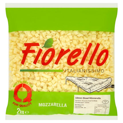 Fiorello Italianissimo Mozzarella 10mm Diced 2kg