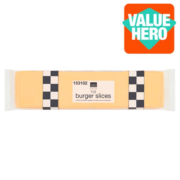 Chef's Essentials 112 Burger Slices 1.4kg
