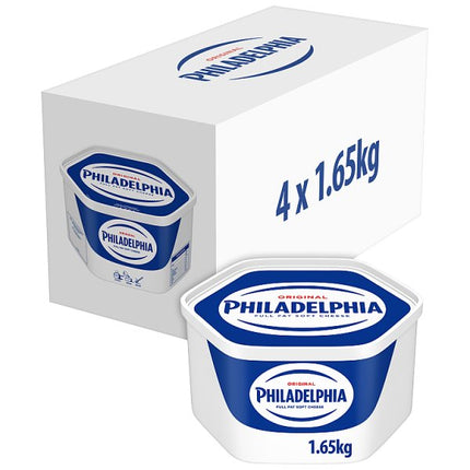 Philadelphia Original Soft Cheese Tub [CASE OF 4x1.65kg]