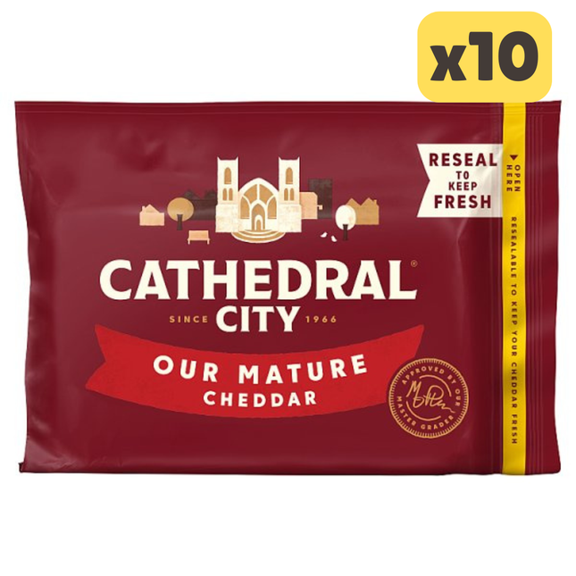 Cathedral City Our Mature Cheddar Cheese 350g [CASE OF 10x350g]