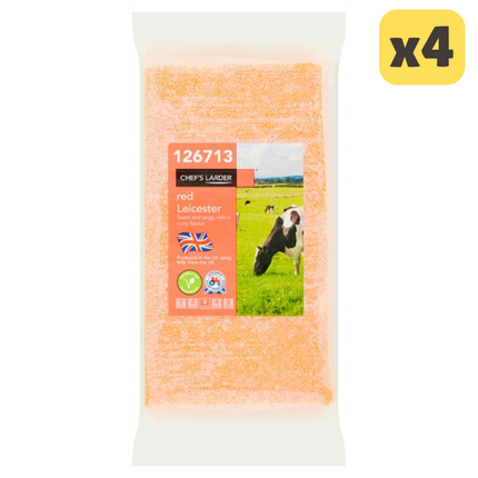 Chef's Larder Red Leicester 1kg [CASE OF 4 x 1KG]