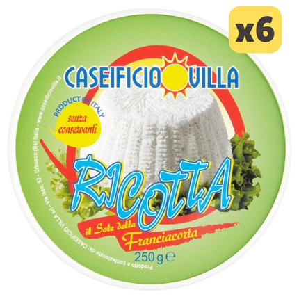 Caseificio Villa Ricotta 250g [CASE OF 6 x 250g]