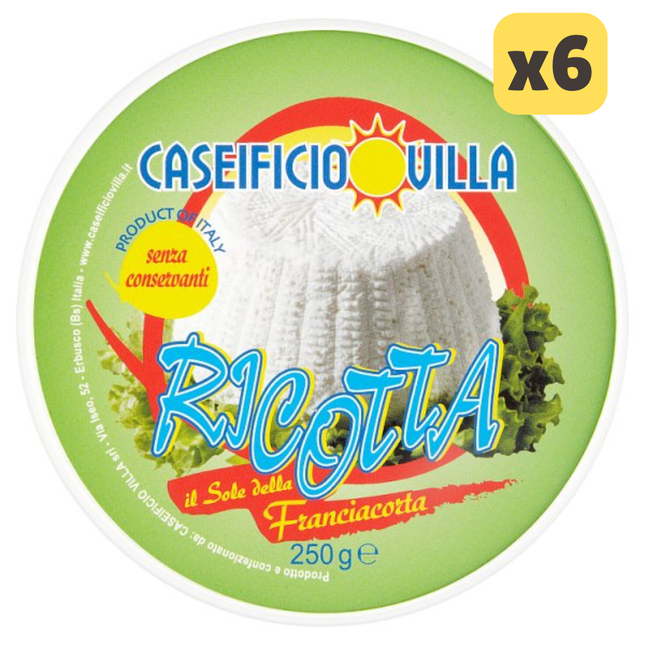 Caseificio Villa Ricotta 250g [CASE OF 6 x 250g]