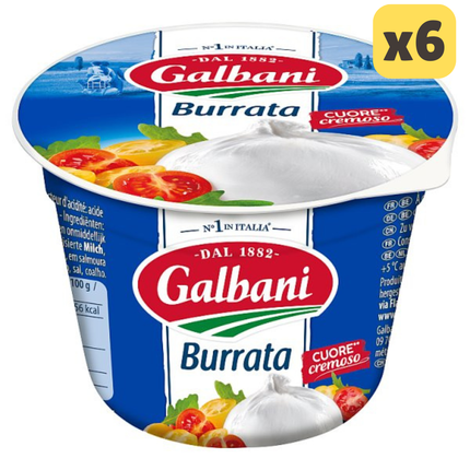 Galbani Italian Burrata Cheese 150g [CASE OF 6 x 150g]