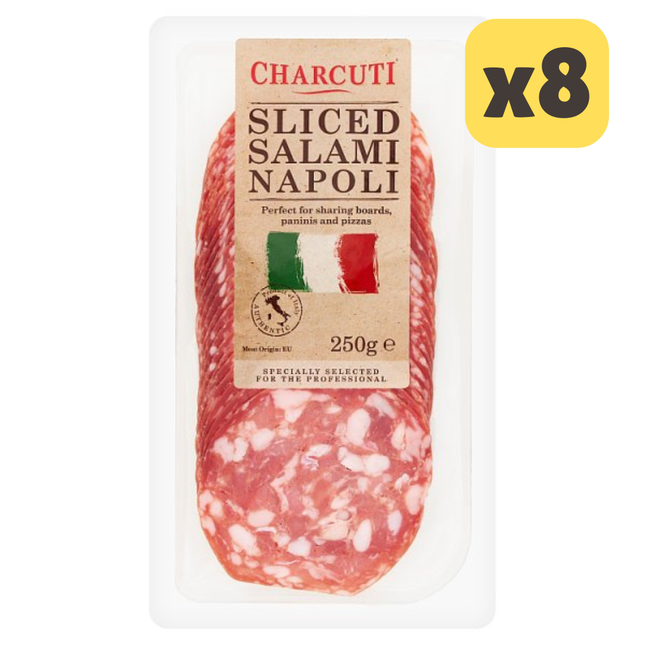Charcuti Sliced Salami Napoli [CASE OF 8x250g]