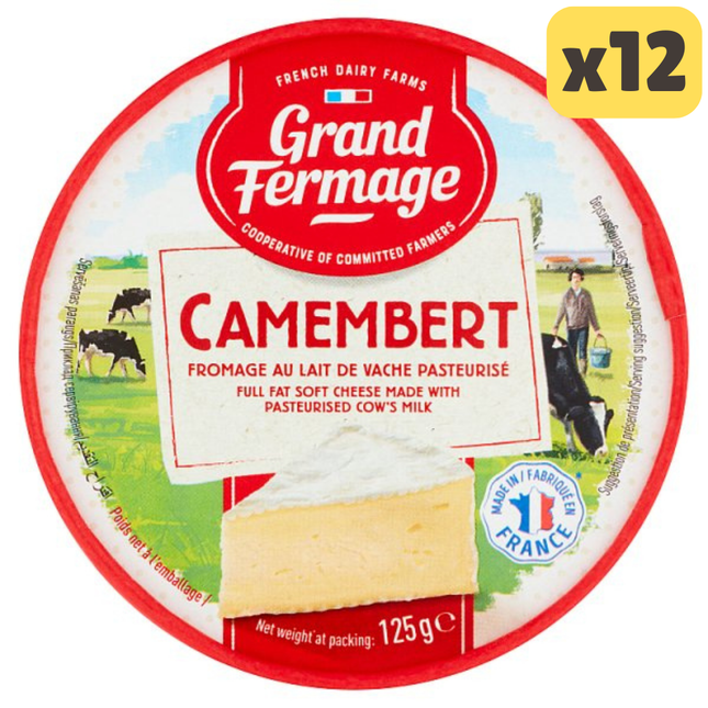 Grand Fermage Camembert 125g [CASE OF 12 x 125g]