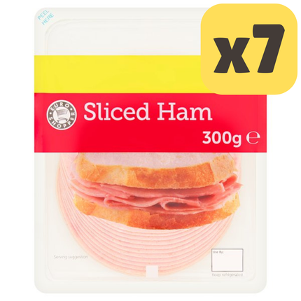Euro Shopper Sliced Ham 300g [CASE OF 7x300g]