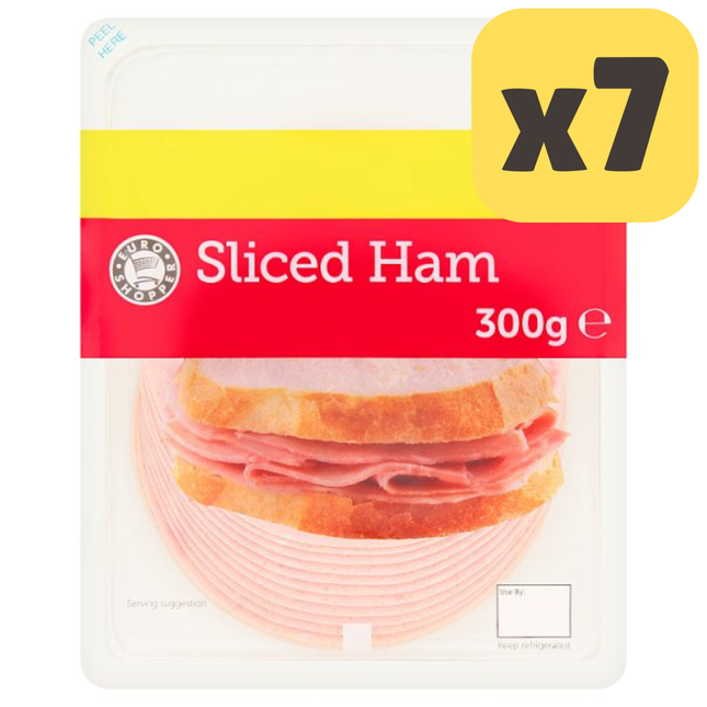 Euro Shopper Sliced Ham 300g [CASE OF 7x300g]